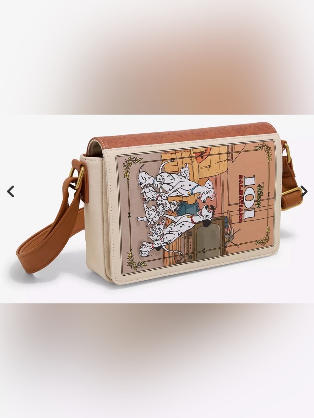 Loungefly Disney 101 Dalmatian Crossbody Bag- New